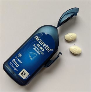 Nicorette cools lozenge